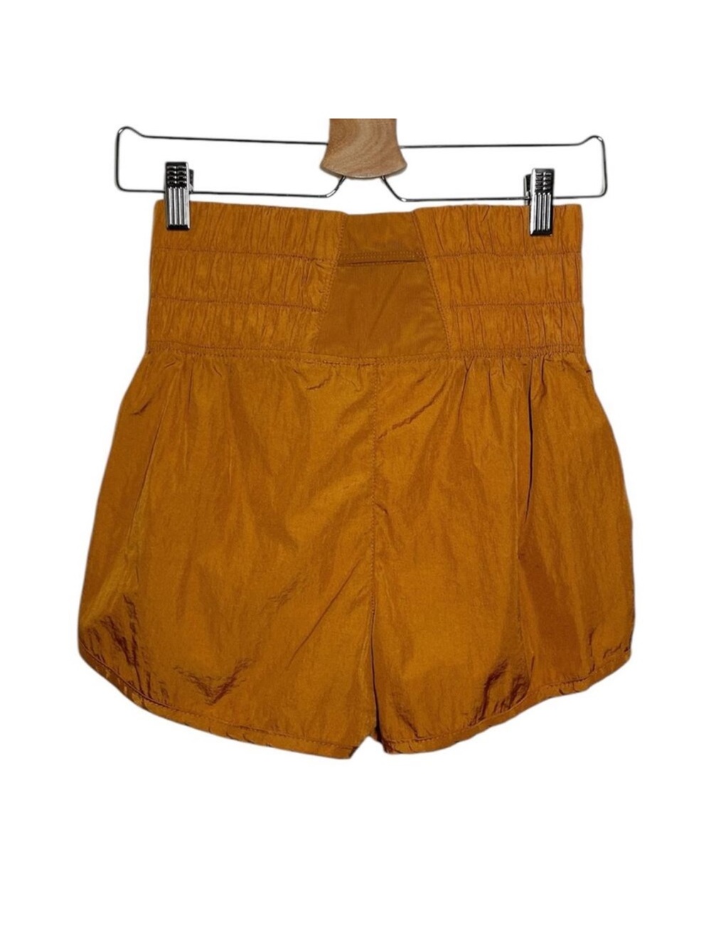 Free People Rust Orange Athletic Shorts - Picture 4 of 9